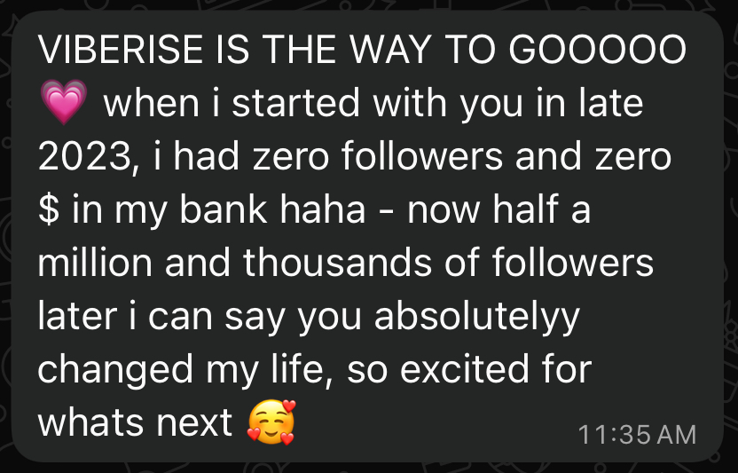 WhatsApp review from Lena